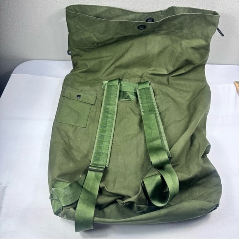 Military Duffel Sea Bag Navy Army Marine OD Green
